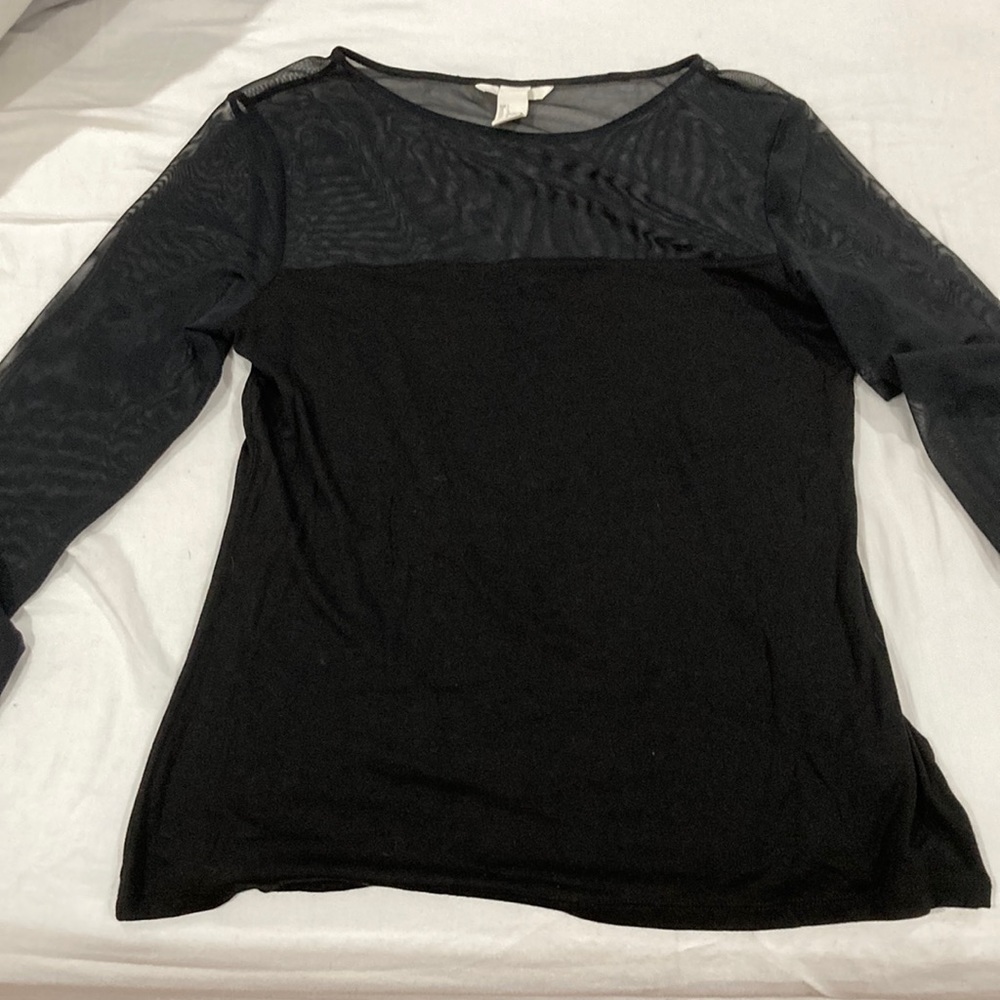 Mesh long sleeve